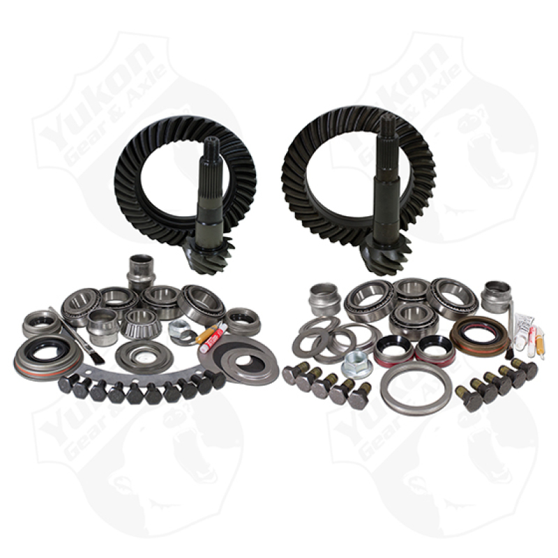 Jeep JK Differential Install Kit - Front + Rear - Yukon Gear & Axle - 4.56 Ratio - `07-`18